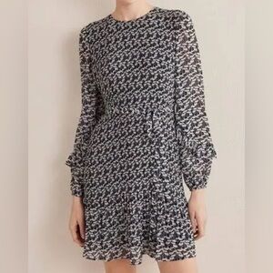 Boden Plisse Mini Dress